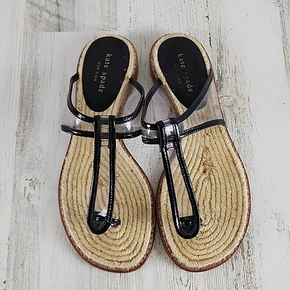 Kate spade clear flip flops hotsell
